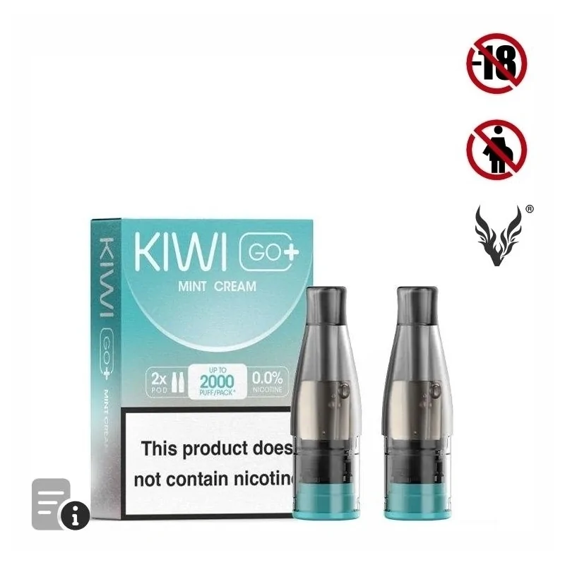 Cartouche Pré-remplie Mint Cream Kiwi Go+ de Kiwi Vapor