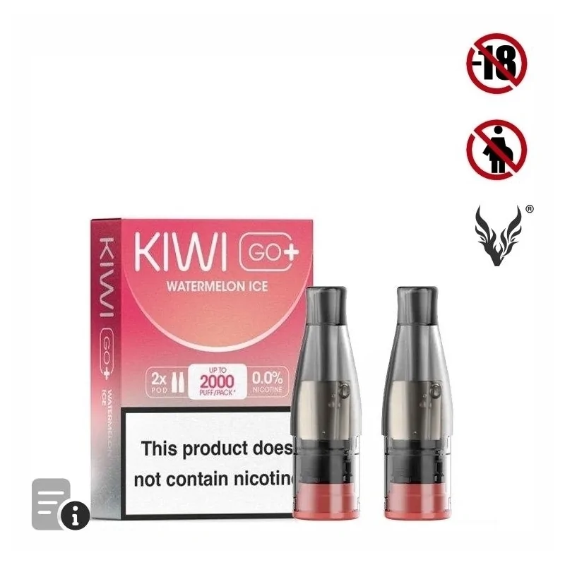 Cartouche Pré-remplie Watermelon Ice Kiwi Go+ de Kiwi Vapor
