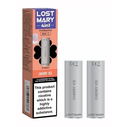 Cartouche Pré-Remplie Cherry Ice 4in1 de Lost Mary