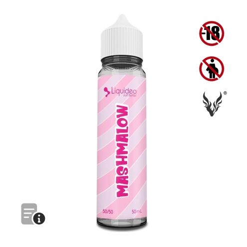E-liquide Mashmalow 50ml de Liquideo E-liquide Mashmalow 50ml de Liquideo