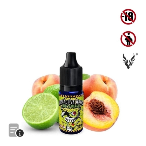 Arôme Radioactive Worms Juicy Peach 10ml de Chill Pill Arôme Radioactive Worms Juicy Peach 10ml de Chill Pill