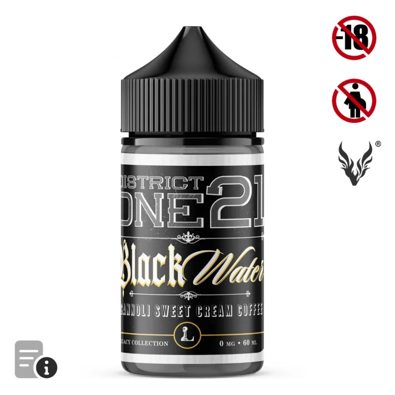 E-liquide Black Water 50ml de District One21