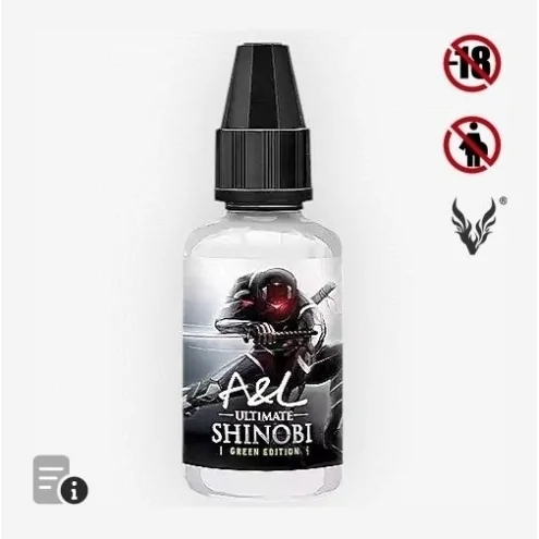 Arôme Shinobi Green Edition 30ml de A&L Ultimate Arôme Shinobi Green Edition 30ml de A&L Ultimate