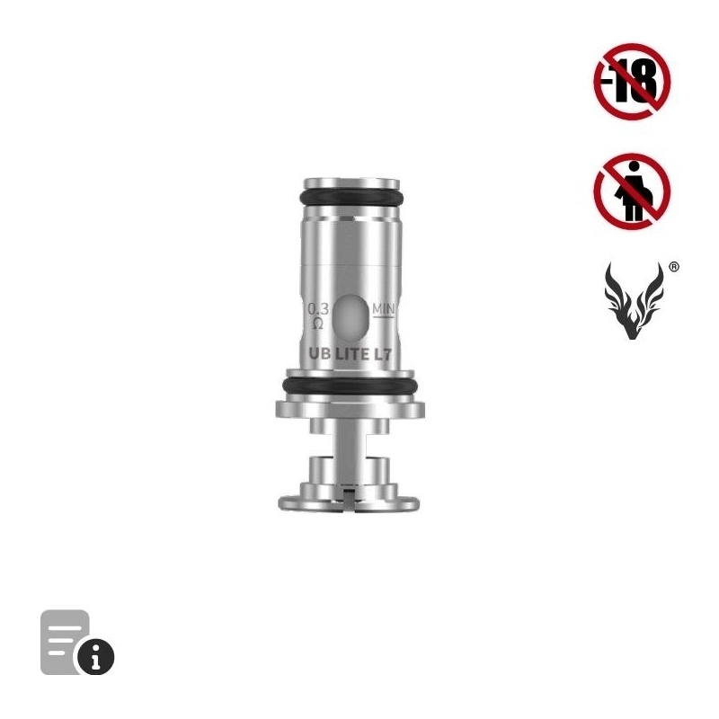 Résistances UB Lite Mesh  L10 0.6 ohm de  Lost Vape