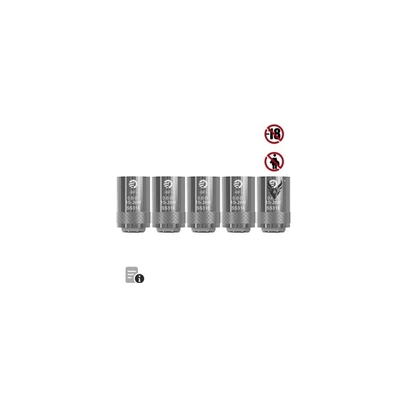 Résistances BF SS316 0.6ohm (AIO)
