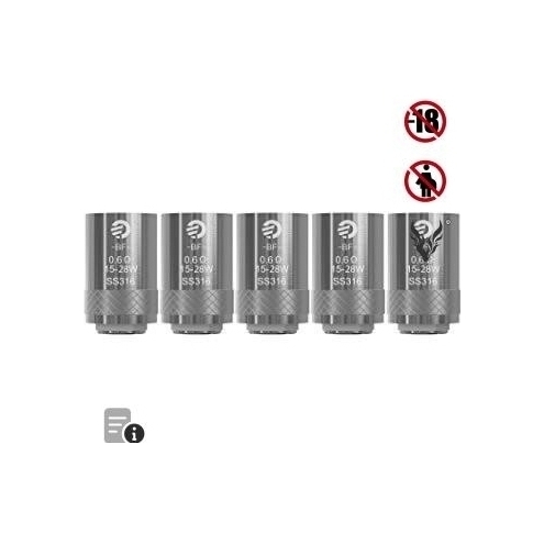 Résistances BF SS316 0.6ohm (AIO)