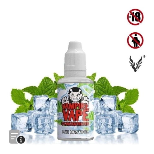 Arôme Ice Menthol 30ml de Vampire Vape Arôme Ice Menthol 30ml de Vampire Vape