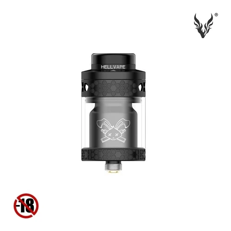 Dead Rabbit 4 RTA Matte Black de  Hellvape