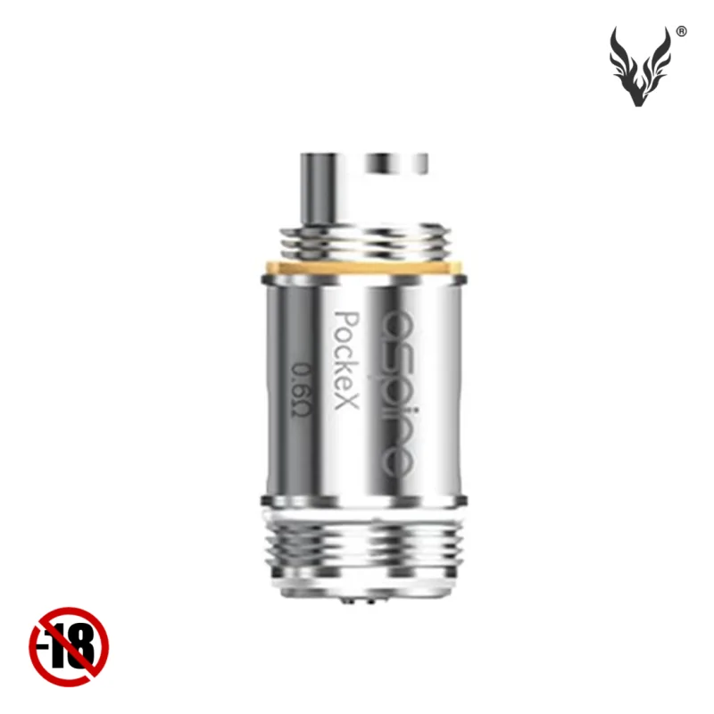 Résistances PockeX 0.6 ohm de Aspire