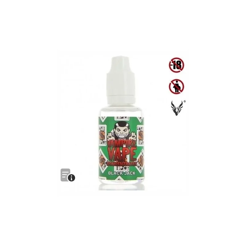 Concentré Black Jack - 30ml de Vampire Vape