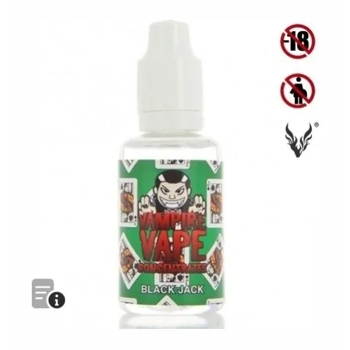 Concentré Black Jack - 30ml de Vampire Vape