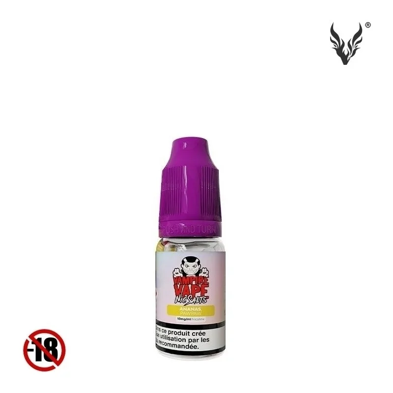 E-liquide Ananas Pawpaw sels nicotine 10ml de Vampire Vape