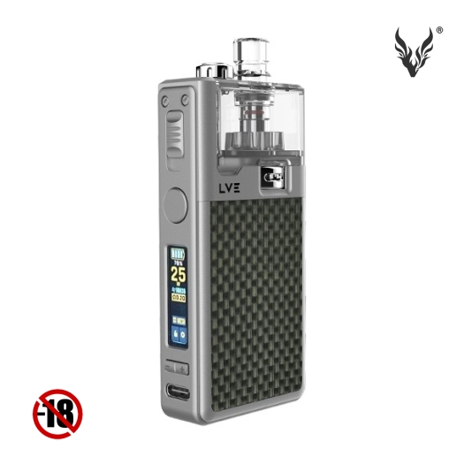Pod Orion II Pro Silver + RBA Textured Carbon de LVE