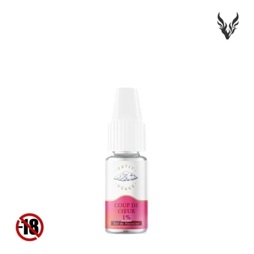 E-liquide Coup de Coeur Sels de Nicotine 10ml de Petit Nuage E-liquide Coup de Coeur Sels de Nicotine 10ml de Petit Nuage