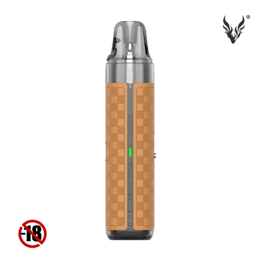 Pod Vibe SE 2 Leather Edition Leather Brown de Vaporesso Pod Vibe SE 2 Leather Edition Leather Brown de Vaporesso