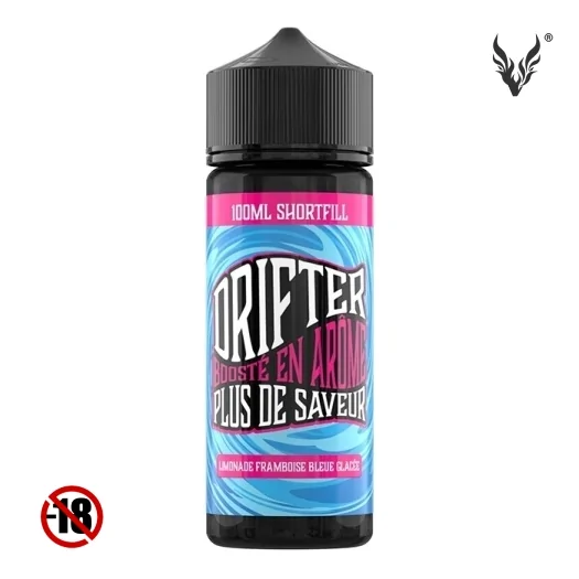 E-liquide Limonade Framboise Bleue Glacée 100ml de Drifter E-liquide Limonade Framboise Bleue Glacée 100ml de Drifter