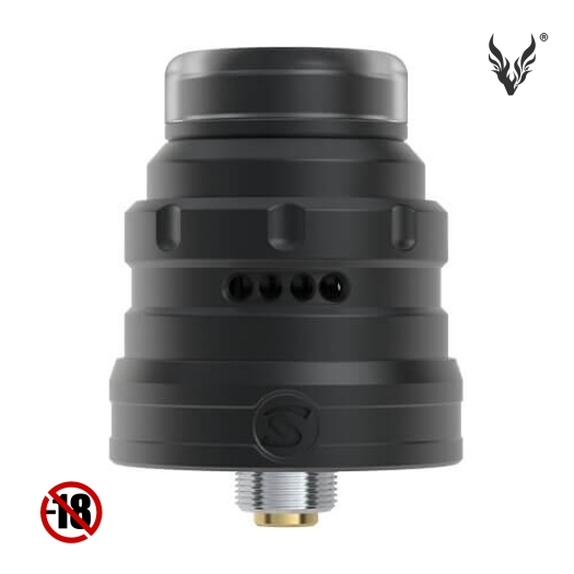 San Mini RDA Matte Black de San Indonesia & Gerobak Vapor
