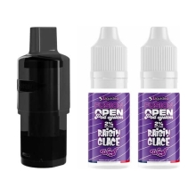 Cartouches Open Pod Raisin Glacé de Wpuff Fusion