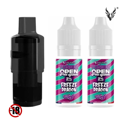 Cartouches Open Pod Freeze Dragon de Wpuff Fusion