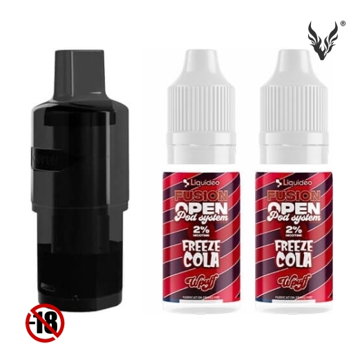 Cartouches Open Pod Freeze Cola de Wpuff Fusion
