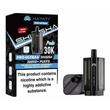 Cartouches Pré-remplies Ultra+ Shisha 30K Frozen Blueberry Raspberry / Frozen Apple Raspberry de Hayati