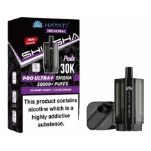 Cartouches Pré-remplies Ultra+ Shisha 30K Journey Sweet / Lucid Dream de Hayati
