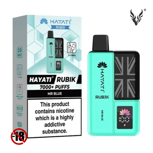 Puff Rubik 7K Mr Blue de Hayati Puff Rubik 7K Mr Blue de Hayati