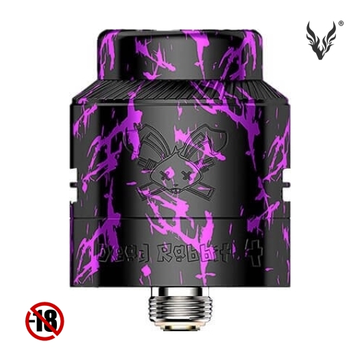 Dead Rabbit 4 RDA Black Purple de Hellvape Dead Rabbit 4 RDA Black Purple de Hellvape