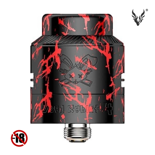 Dead Rabbit 4 RDA Black Red de Hellvape Dead Rabbit 4 RDA Black Red de Hellvape