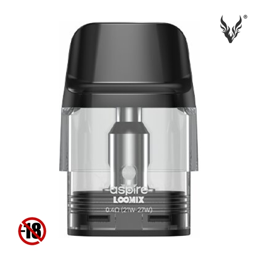 Cartouches Loomix 0.4 ohm de Aspire Cartouches Loomix 0.4 ohm de Aspire