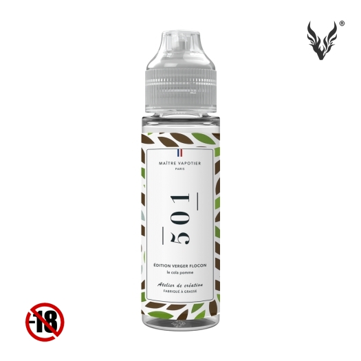 Eliquide N°501 • Cola Pomme • Fresh Edition de Maître Vapotier Eliquide N°501 • Cola Pomme • Fresh Edition de Maître Vapotier