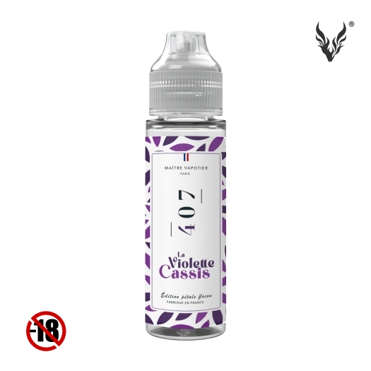 N° 407 • La Violette Cassis • Édition Pétale Flocon • 50ml de Maître Vapotier