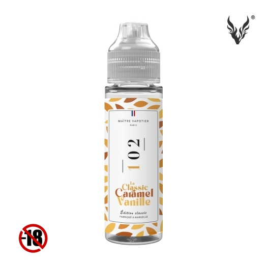 Eliquide N° 102 • Le Classic Vanille Caramélisé • Edition Classic • 50ml