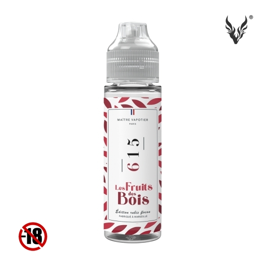 N° 615 • Les Fruits des Bois • Édition rubis flocon • 50ml eliquide de maître vapotier