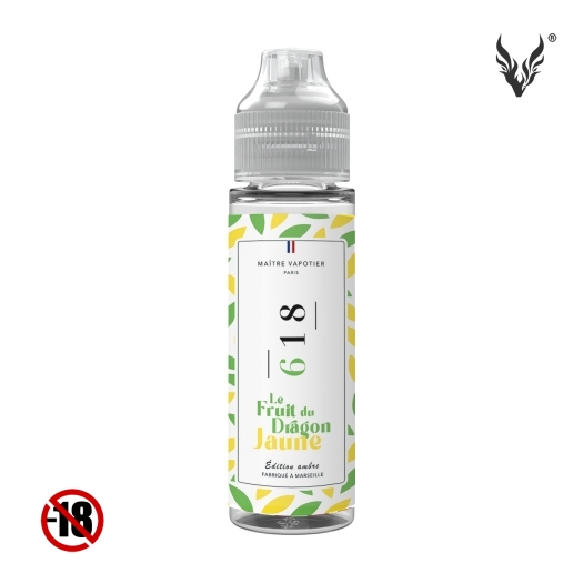 N° 618 • Le Fruit du Dragon Jaune • Édition ambre • 50ml eliquide de maître vapotier