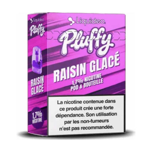 Cartouche Pluffy 10K Raisin Glacé de Liquideo