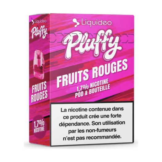 Cartouche Pluffy 10K Fruits Rouges de Liquideo