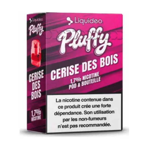 Cartouche Pluffy 10K Cerise Des Bois de Liquideo