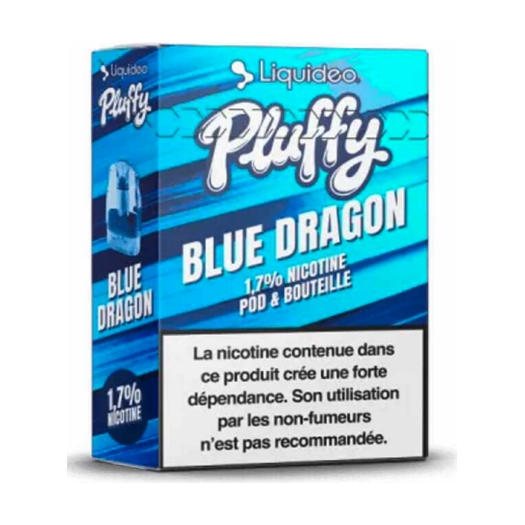 Cartouche Pluffy 10K Blue Dragon de Liquideo