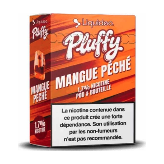 Cartouche Pluffy 10K Mangue Péché de Liquideo