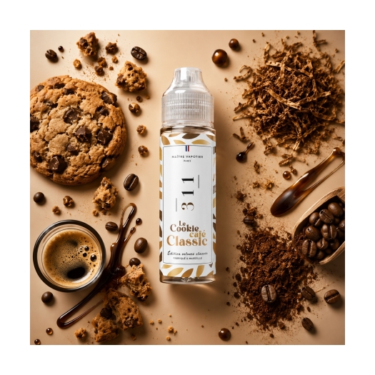 eliquide de Maître vapotier, N° 311 • Le Cookie Café Classic • Édition velours classic • 50ml eliquide de Maître vapotier, N° 311 • Le Cookie Café Classic • Édition velours classic • 50ml