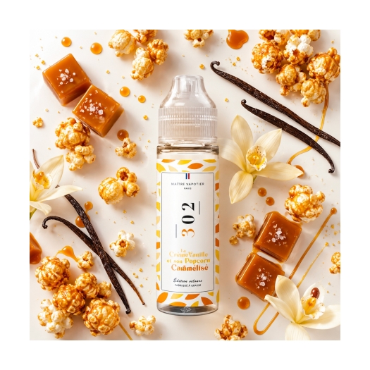 N° 302 • La Crème Vanille et son PopCorn Caramélisé N° 302 • La Crème Vanille et son PopCorn Caramélisé