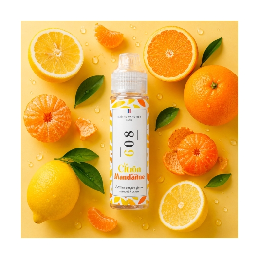 N° 608 • Le Citron et sa Mandarinede Maître Vapotier N° 608 • Le Citron et sa Mandarinede Maître Vapotier