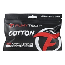 Coton Premium 100% Naturel Organique 2.5mm de Fumytech