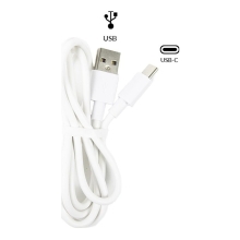 Câble Charge Super Rapide (5A) USB vers USB Type-C Col Blanc