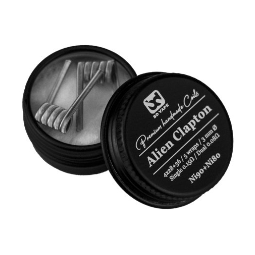 Alien Clapton Ni80+Ni90 0.15Ω Handmade de BD Vape Alien Clapton Ni80+Ni90 0.15Ω Handmade de BD Vape