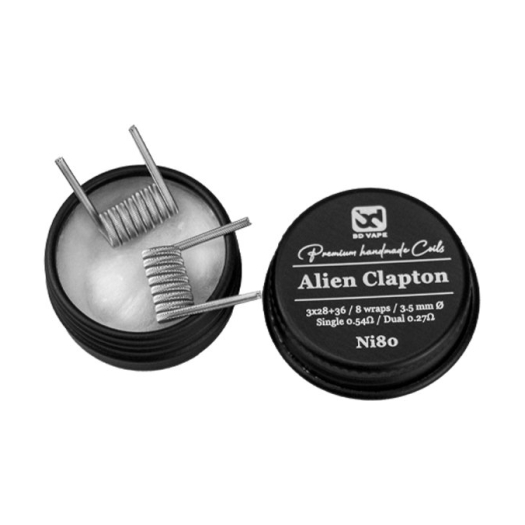 Alien Clapton Ni80 0.54Ω Handmade de BD Vape Alien Clapton Ni80 0.54Ω Handmade de BD Vape