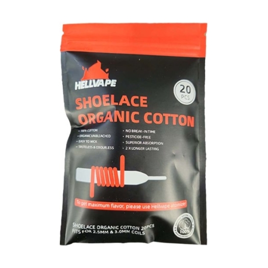 Coton en Lacet Organique de Hellvape Coton en Lacet Organique de Hellvape
