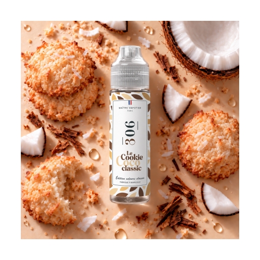 N° 306 • Le Cookie Coco Classic de Maître Vapotier N° 306 • Le Cookie Coco Classic de Maître Vapotier