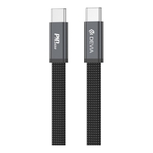 Câble de Charge Rapide USB-C vers USB-C PD 240W 1,5M Black de DEVIA